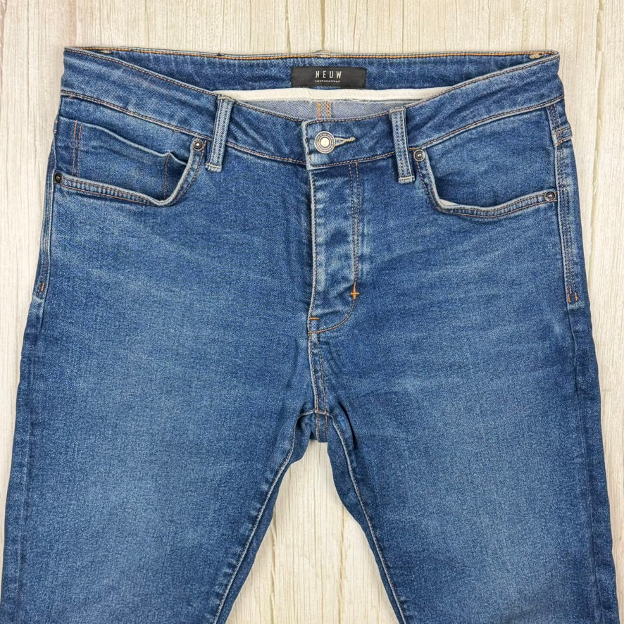 NEUW Mens 'IGGY Skinny' Stretch Utility Blue Jeans - Size 32/32