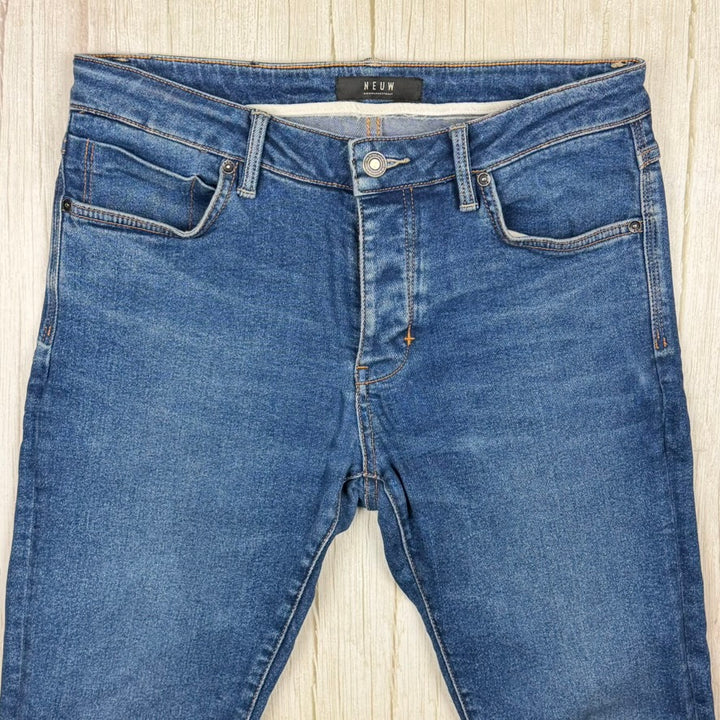 NEUW Mens 'IGGY Skinny' Stretch Utility Blue Jeans - Size 32/32