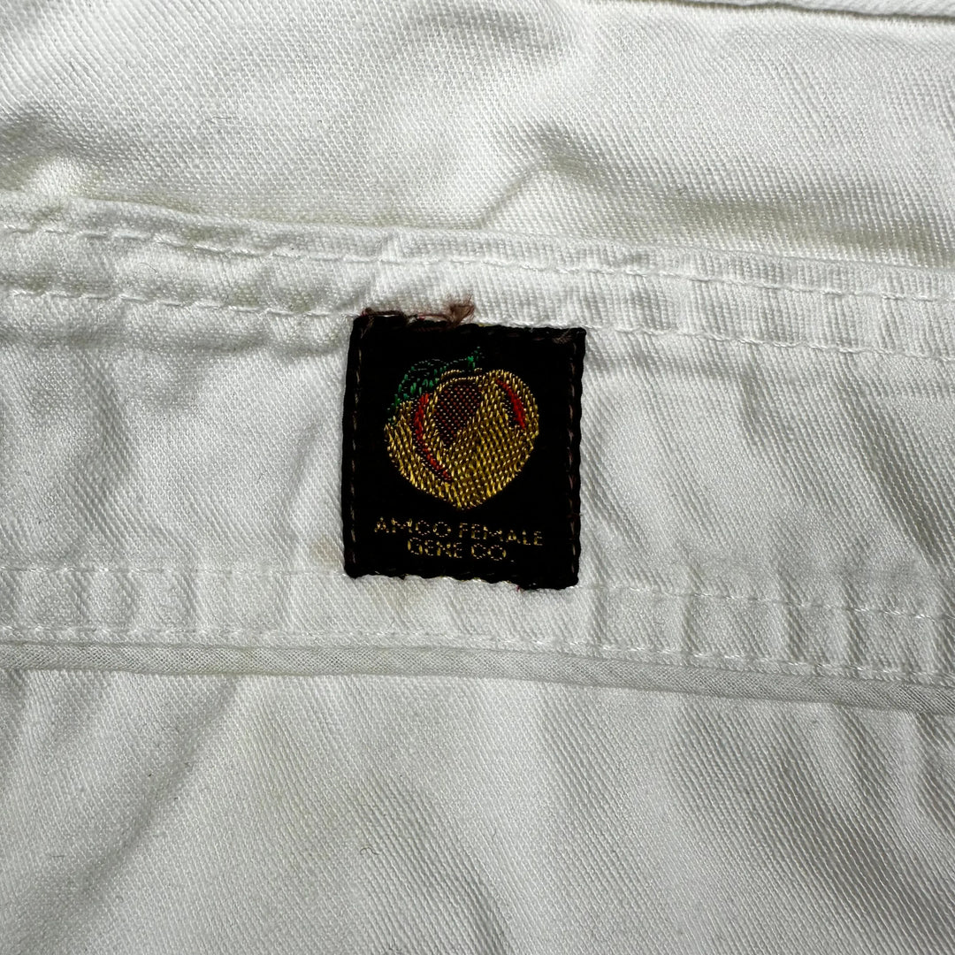 1970's AMCO Peaches Vintage Rare Australian Made White Jeans - Jean Pool