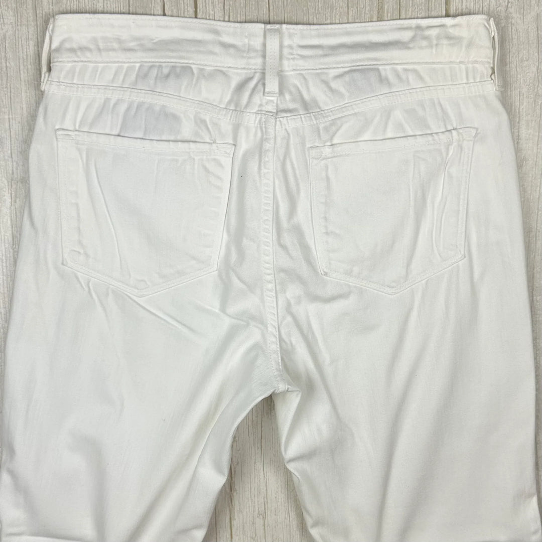 NYDJ Lift & Tuck 'Ankle' White Stretch Jeans -Size 6 US or 10 AU
