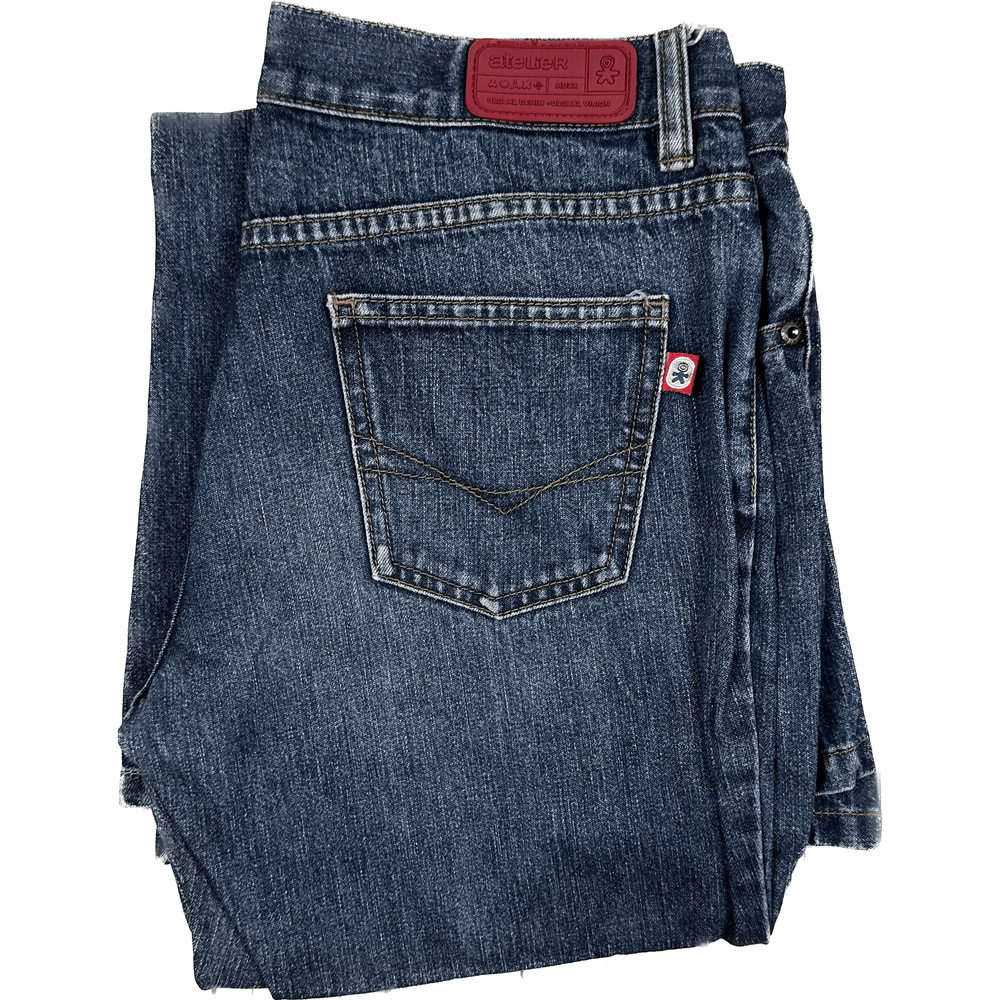 Atelier Vintage 90's Denim Ladies Flare Jeans- Size 10 - Jean Pool