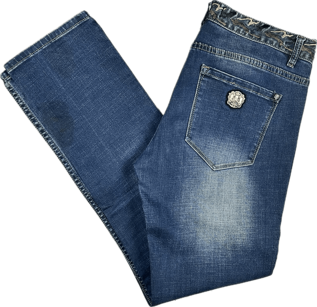 Philipp Plein Mens 'Indian Cowboy' Bootcut Jeans -Size 38 - Jean Pool