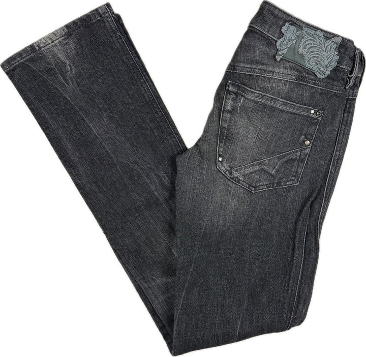 NWT- Diesel Y2K Ladies 'Lhela' Slim  Straight Low Rise Jeans -Size 24/32