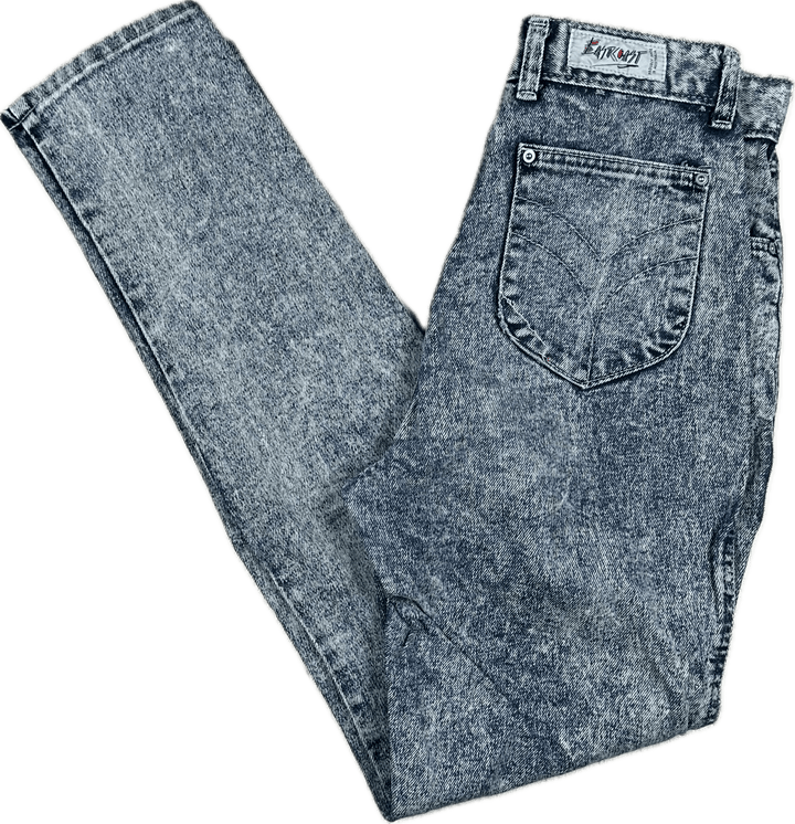 Eastcoast 1980's Acid Wash Slim Fit Jeans- Suit Size 29-30"