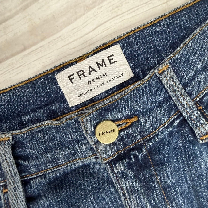 Frame USA Made Stretch Denim Jeans Skirt - Size 28