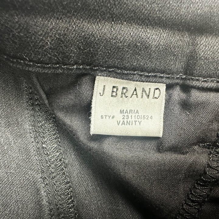 J Brand 'Maria' High Skinny Vanity Black Jeans- Size 24 - Jean Pool