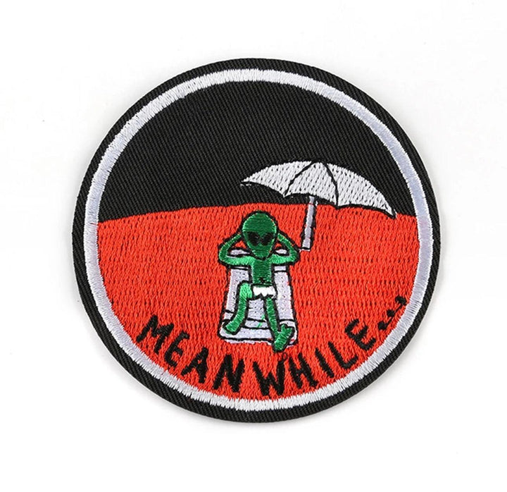 Meanwhile on Mars - Embroidered Patch