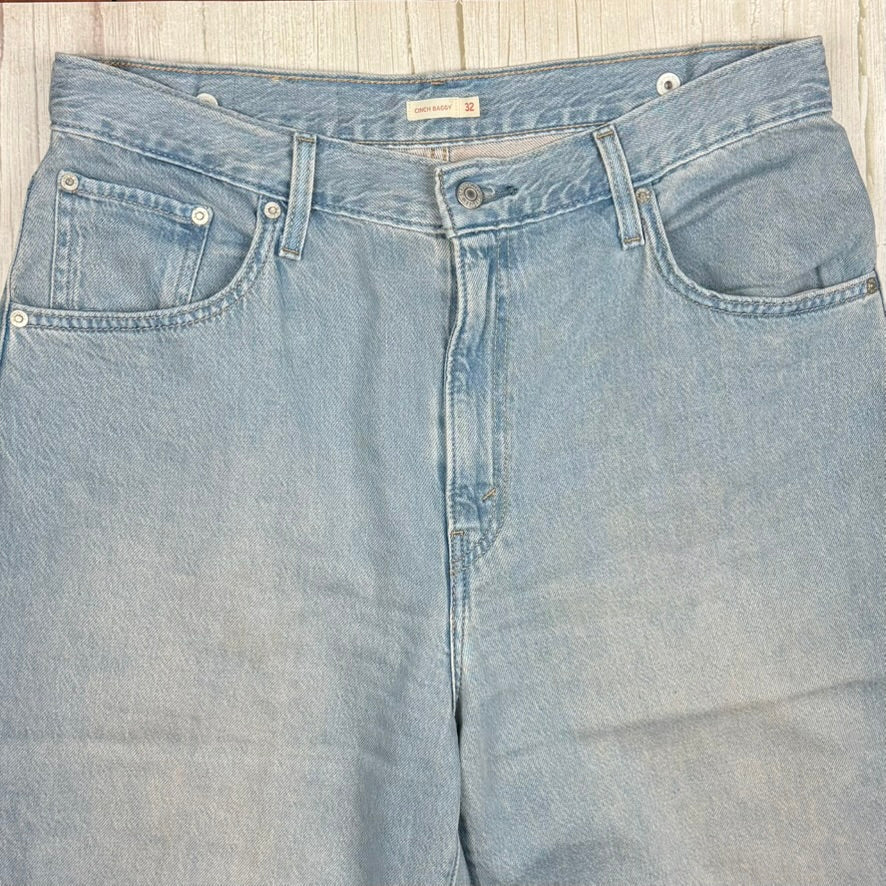 Levis Denim 'Cinch Baggy' Wide Leg Jeans - Size 32