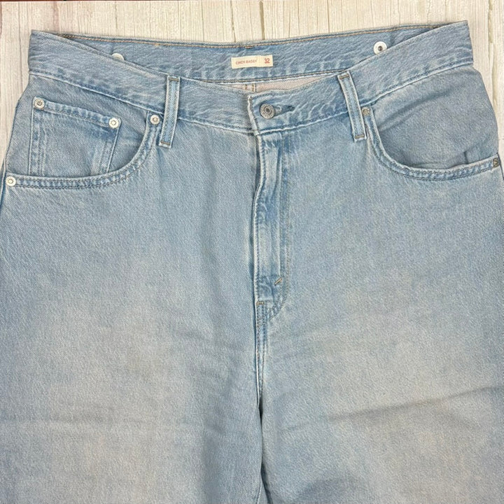 Levis Denim 'Cinch Baggy' Wide Leg Jeans - Size 32