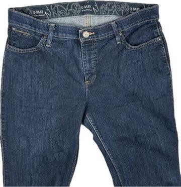 Wrangler Ladies Straight Leg No Gap Waistband Jeans - Size 16