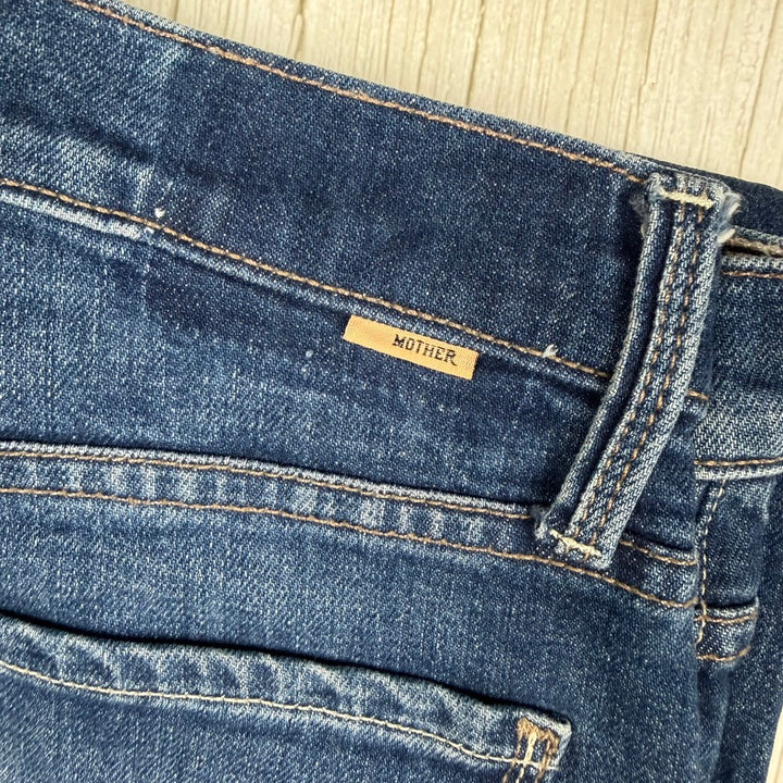 Mother 'The Rambler Zip Matinee Ankle'- Lets Wine about It Jeans - Size 28