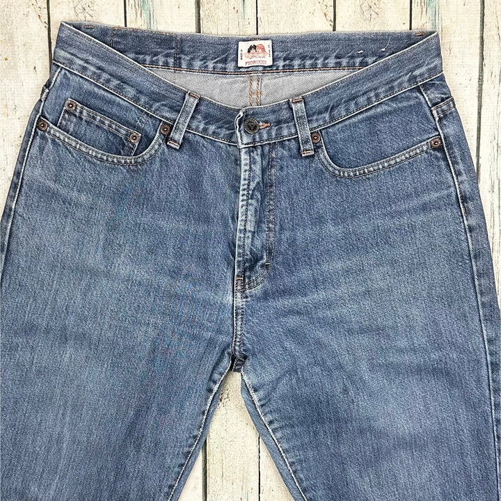 Fiorucci 90's Classic Fit Denim Crop Boot Jeans- Size 13S - Jean Pool