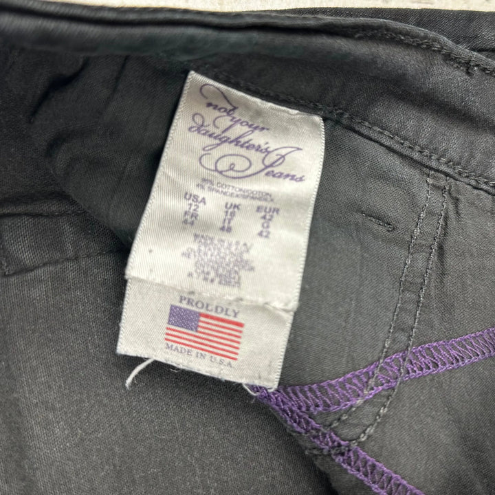 NYDJ Lift & Tuck Black Classic Jeans -Size 12 US/ 16 AU - Jean Pool