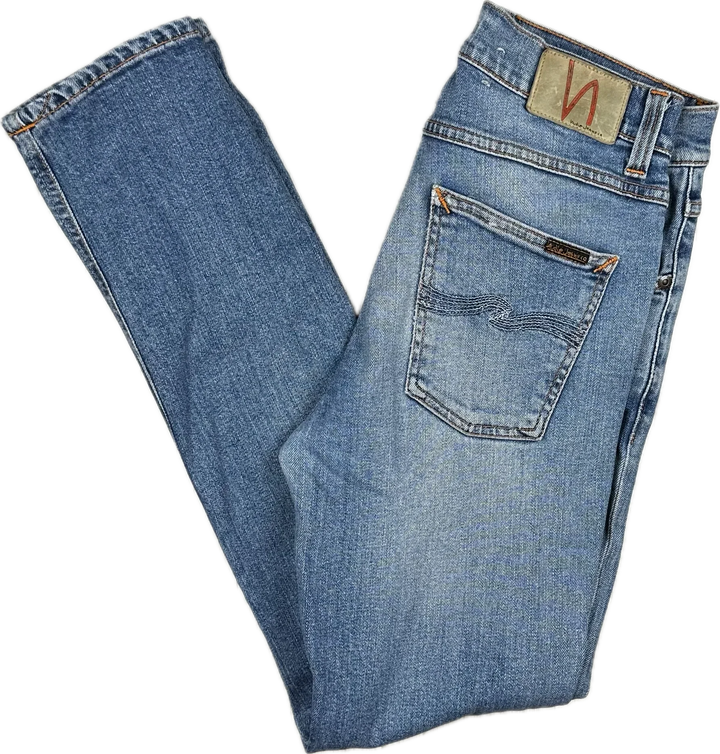 Nudie 'Lean Dean' Indigo Spirit Organic Cotton Jeans- Size 29/30