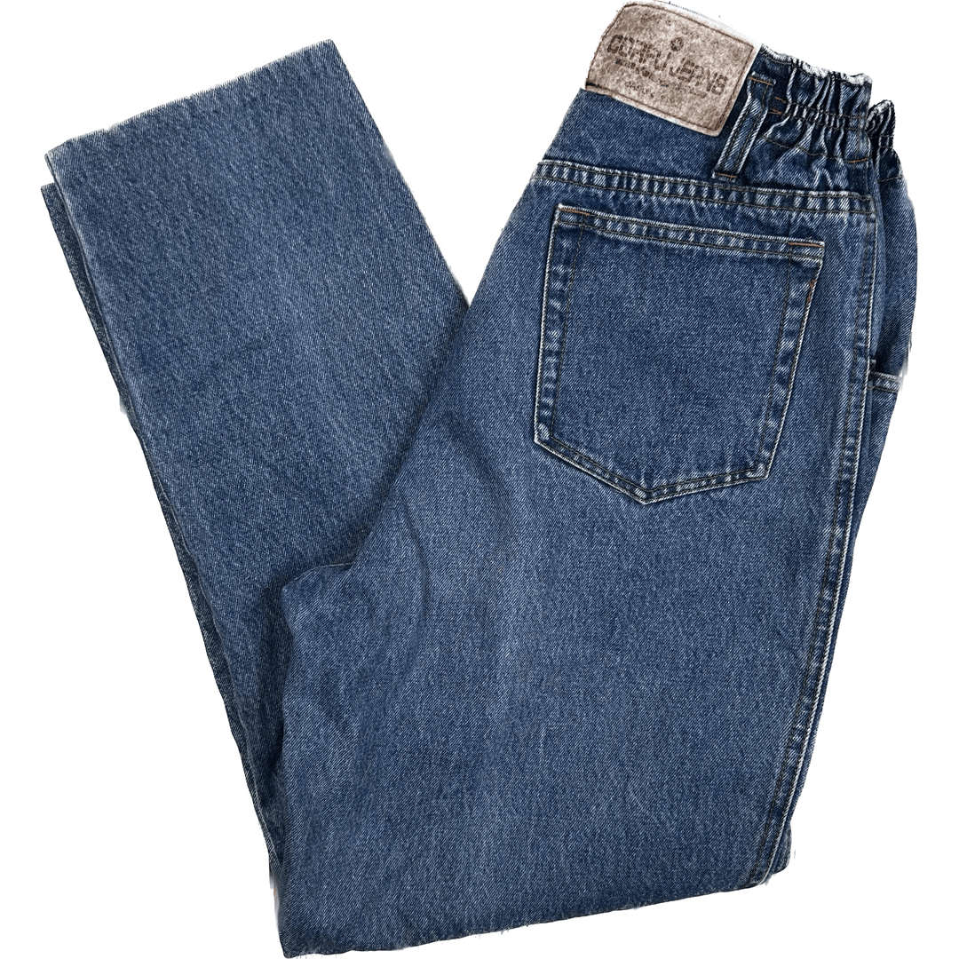 90's Vintage Corfu Australian Made Baggy Jeans-Size 10 - Jean Pool