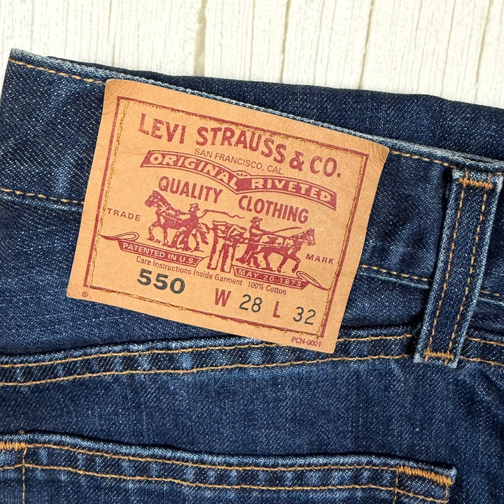 Vintage Aussie Made Levis 550 Bootcut Jeans -Suit Size 8