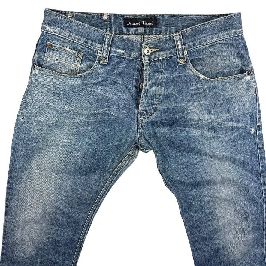 Denim & Thread Aussie Made Mens Low Rise Straight Jeans - Size 33