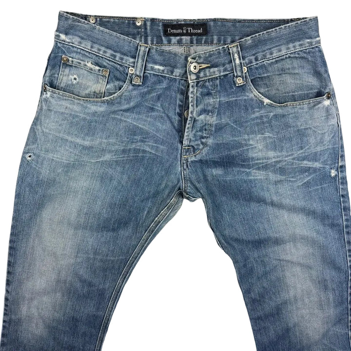 Denim & Thread Aussie Made Mens Low Rise Straight Jeans - Size 33