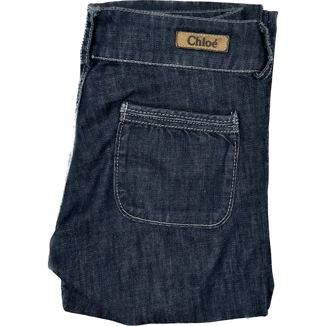 Chloe Denim Straight Leg Jeans - Size 10Y - Jean Pool