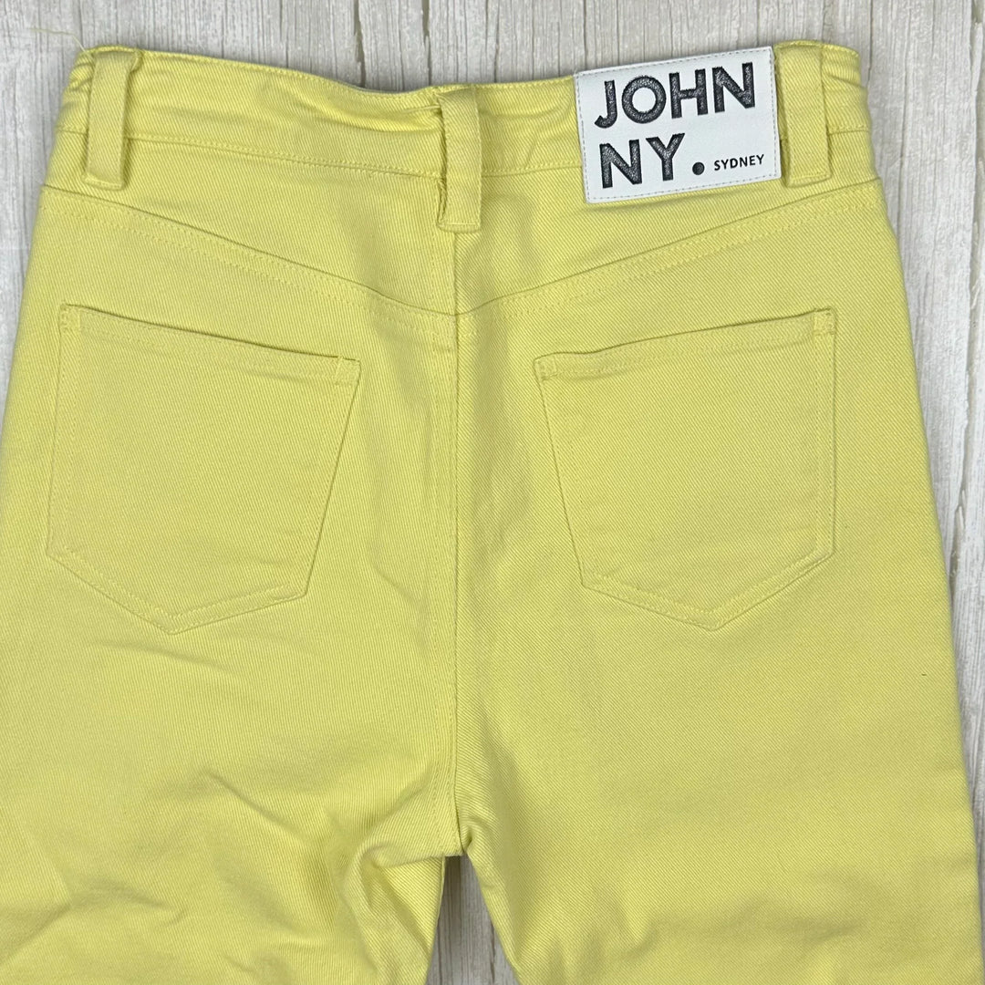 Johnny Jeans Yellow Slim Straight Jeans  - Size 27
