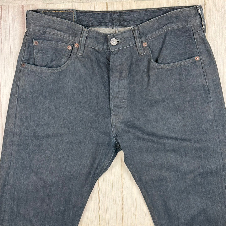 Levis 501 Button Fly Mens Jeans -Size 33/34