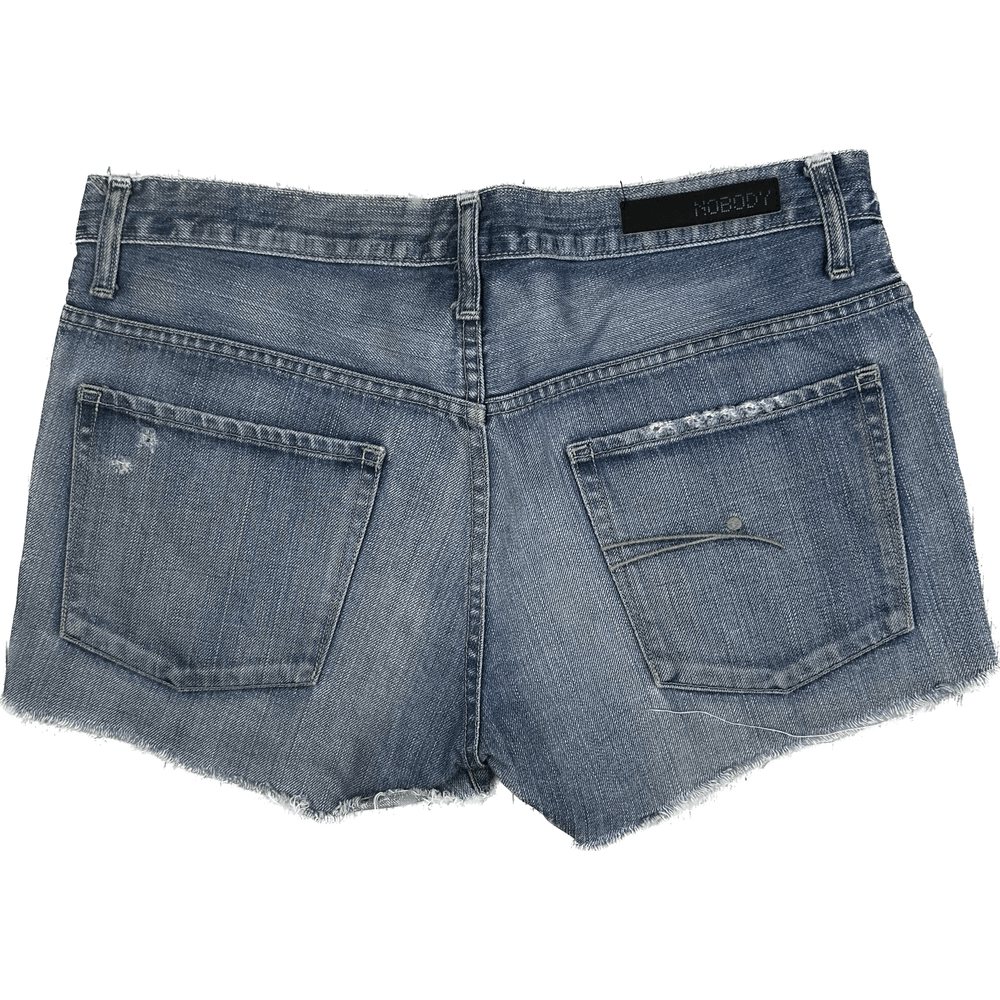 Nobody Distressed Cut Off Denim Shorts - Size 29 - Jean Pool