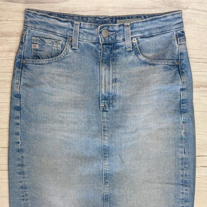 AG Adriano Goldschmied Ag-Ed 'Rani' Denim Maxi Skirt - Size 25