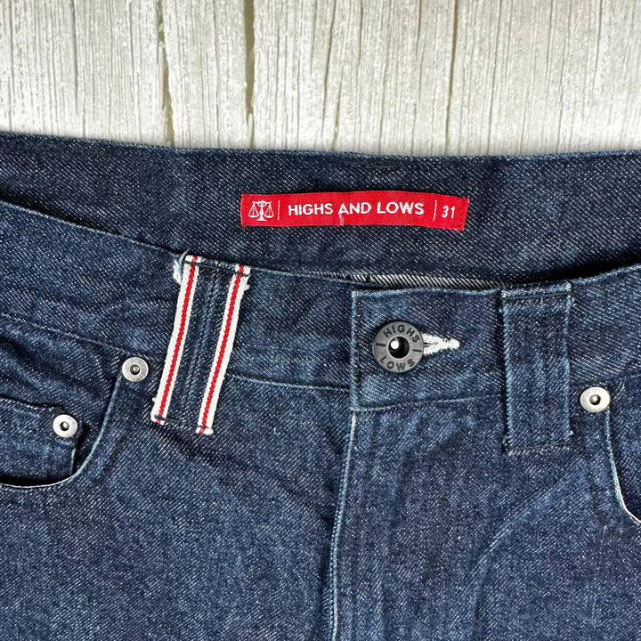 Highs & Lows Perth Straight Selvedge Jeans - Size 31