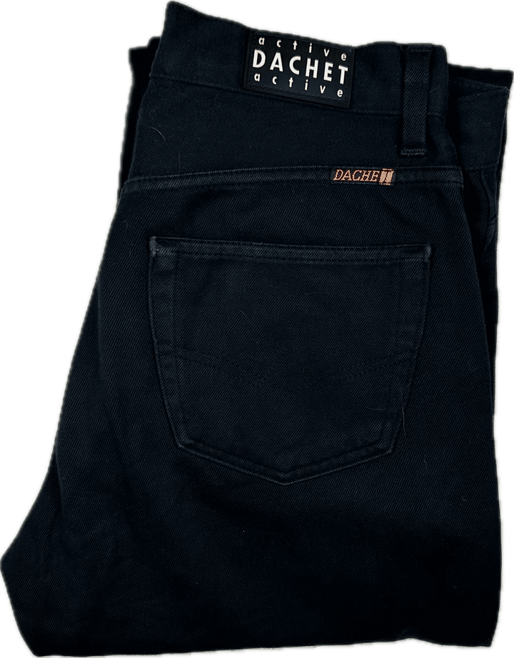 Dachet Vintage 1990's Navy 'Tencel' Jeans- Size 10