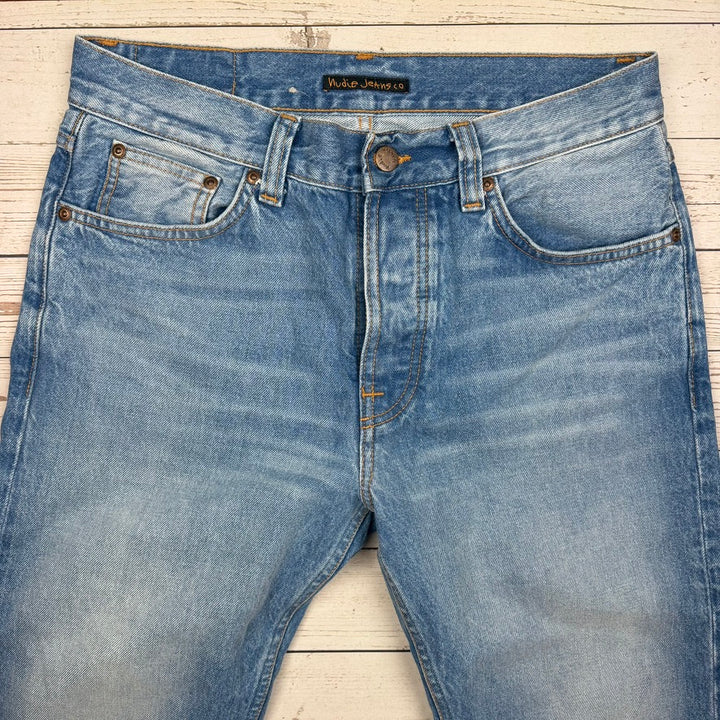 Nudie Jeans Co. 'Steady Eddie II' All Day Blues Wash Jeans - Size 30/34