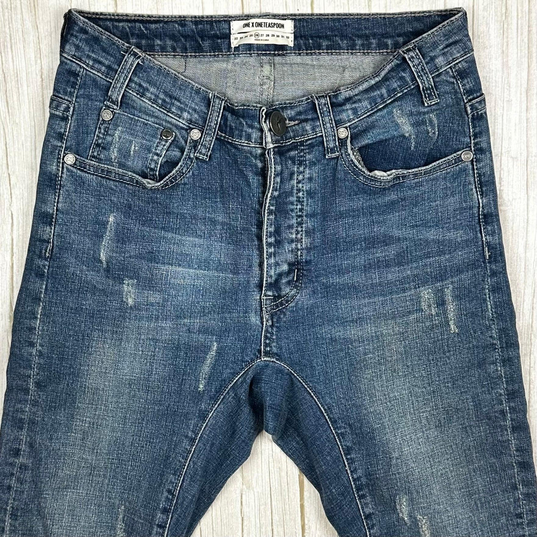 One Teaspoon Ladies Denim 'Kidds' Bow Leg Jeans - Size 26 or 8AU