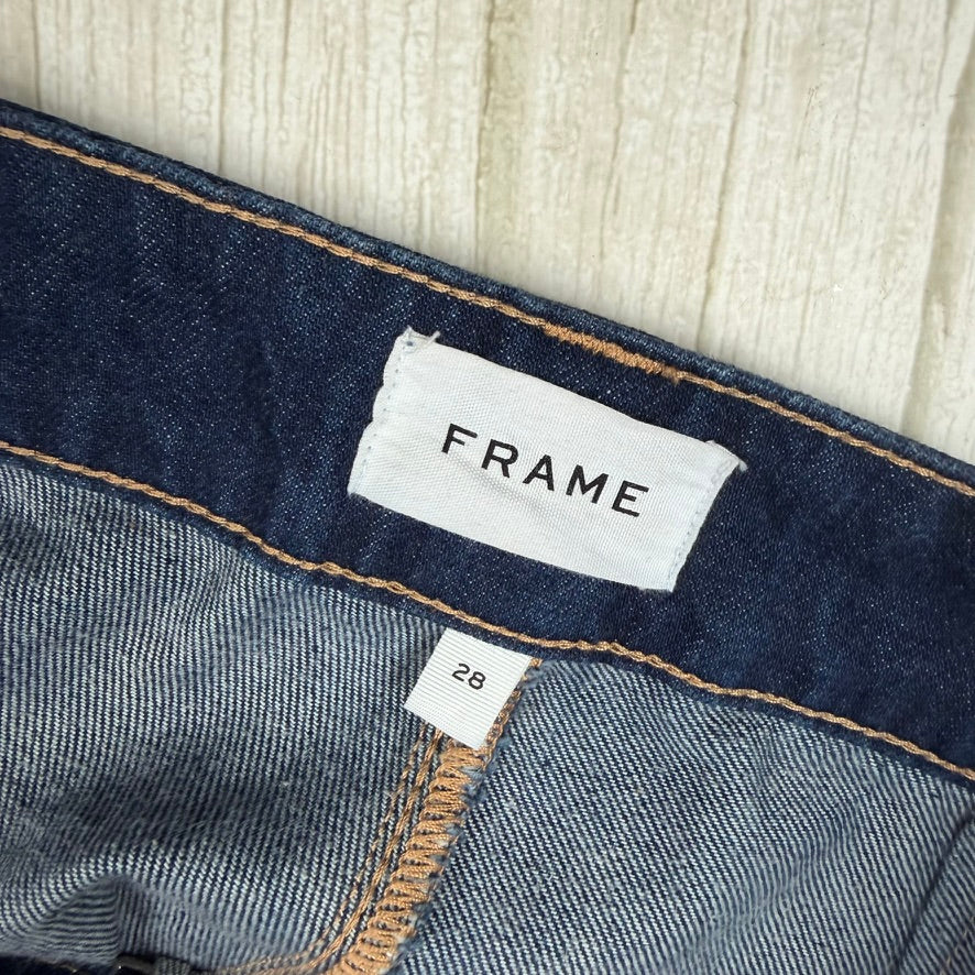 Frame Denim USA Wide Leg Belted Trouser Jeans- Size 28