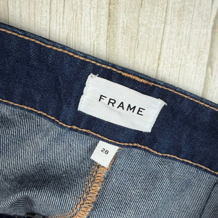 Frame Denim USA Wide Leg Belted Trouser Jeans- Size 28
