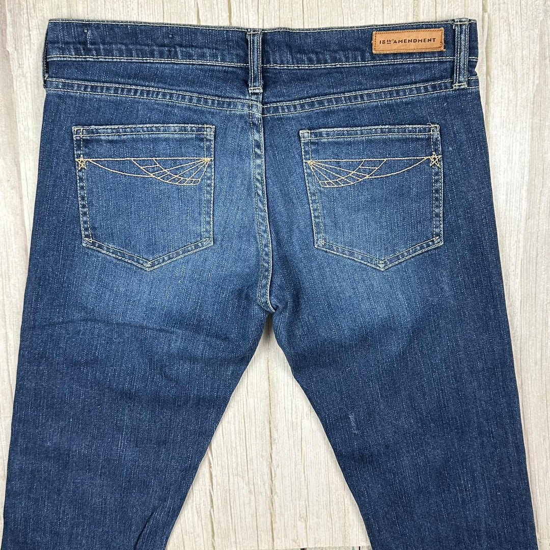 18th Amendment 'Dietrich' Low Rise Bootcut Y2K Jeans- Size 27