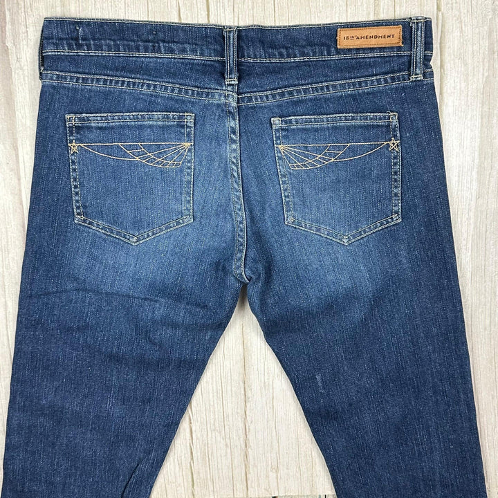 18th Amendment 'Dietrich' Low Rise Bootcut Y2K Jeans- Size 27