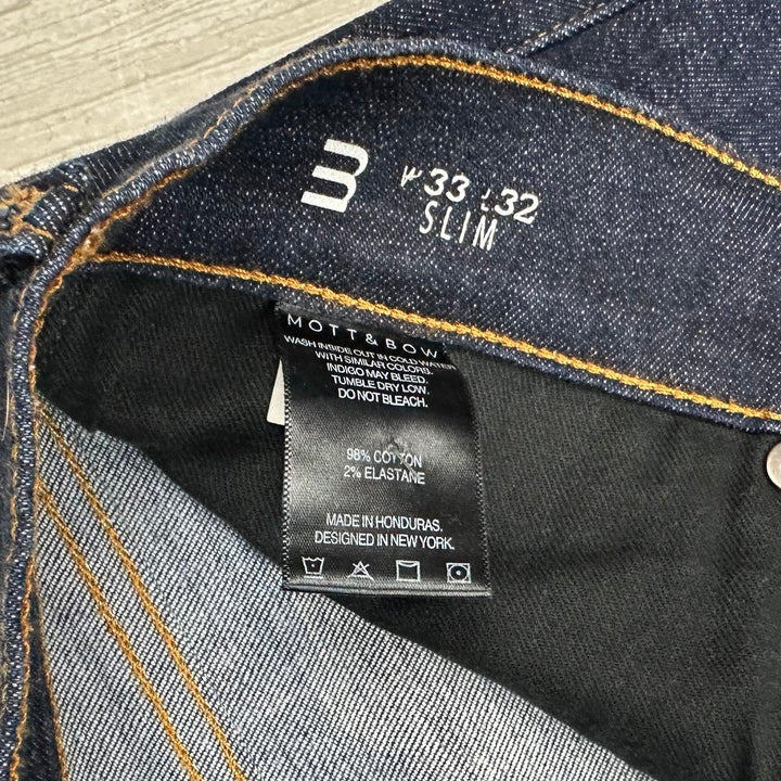 Mott & Bow USA Mens  Slim Straight Jeans -Size 33