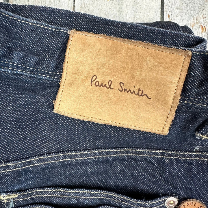 Paul Smith Jeans Straight Leg Dark Denim Jeans - Size 34R - Jean Pool