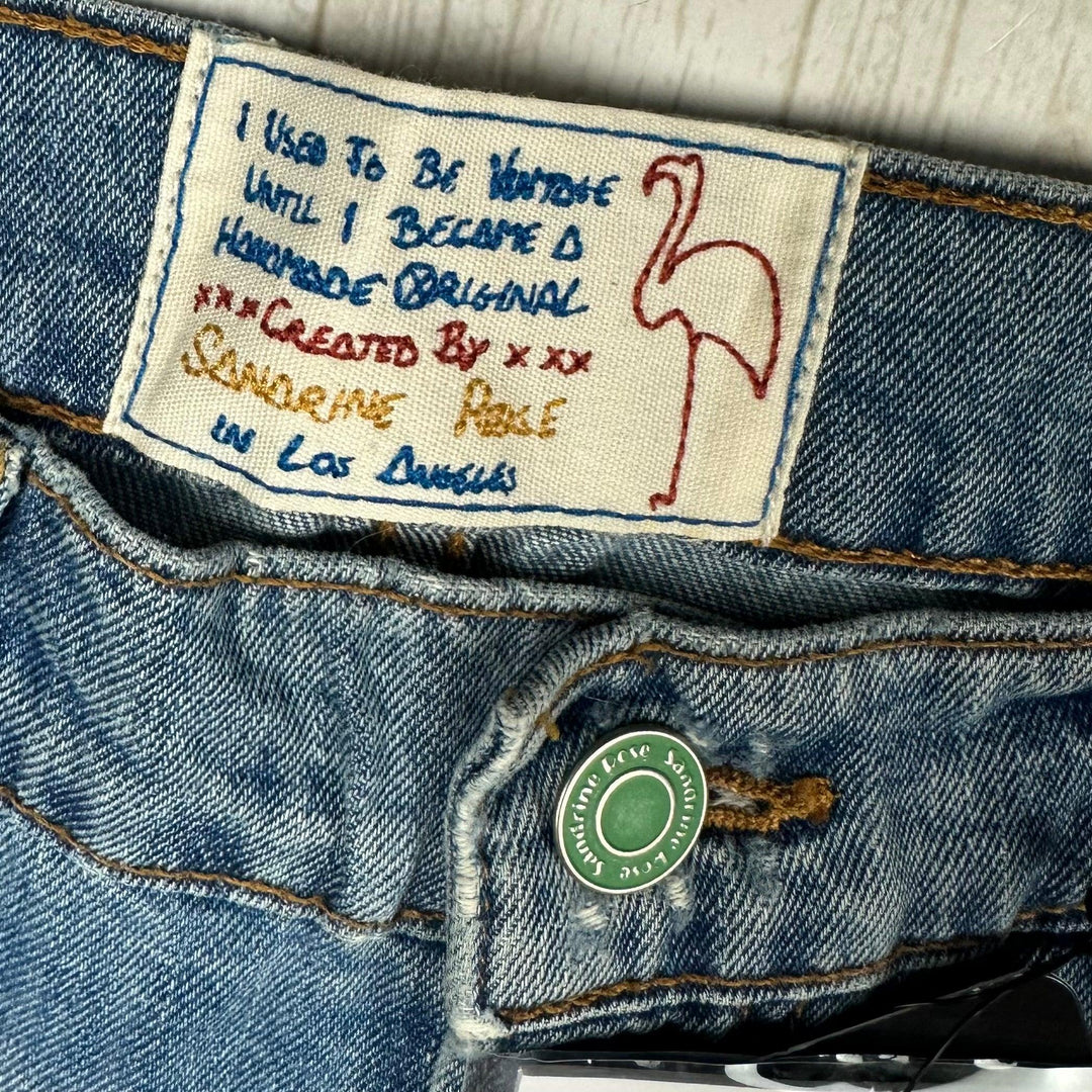 NWT - Sandrine Rose Re-Worked Original Handmade in USA Jeans - Size 25