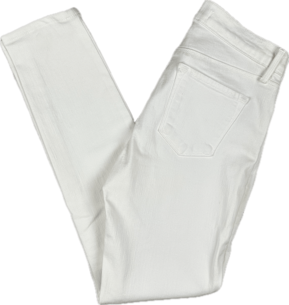 J Brand 'Skinny Leg' Mid Rise White Jeans - Size 27 - Jean Pool
