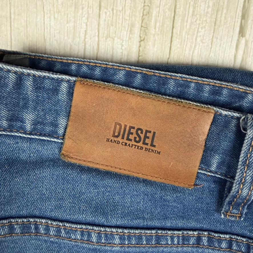 Diesel Mens Regular Slim Straight Jeans - Size 34/34