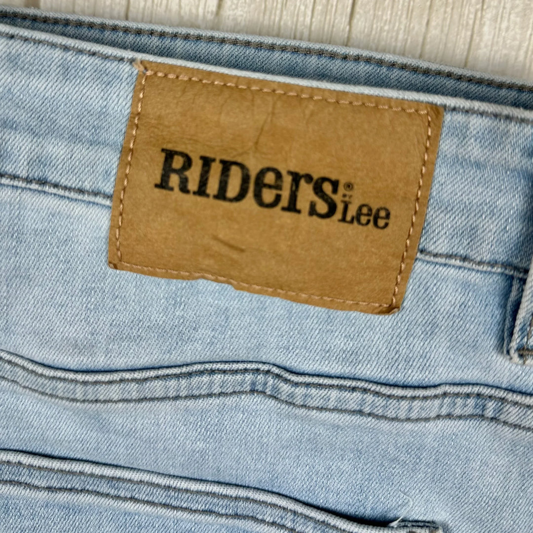 Riders by Lee 'R1 Skinny' Light Wash Stretch Jeans- Size 38