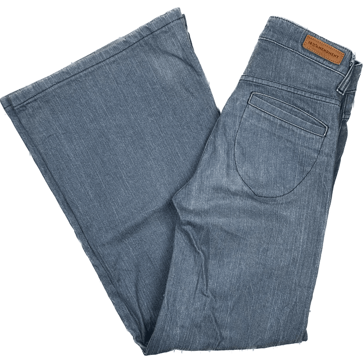 18th Amendment Aussie 'Colbert' Bell Bottom Flares- Size 24 - Jean Pool