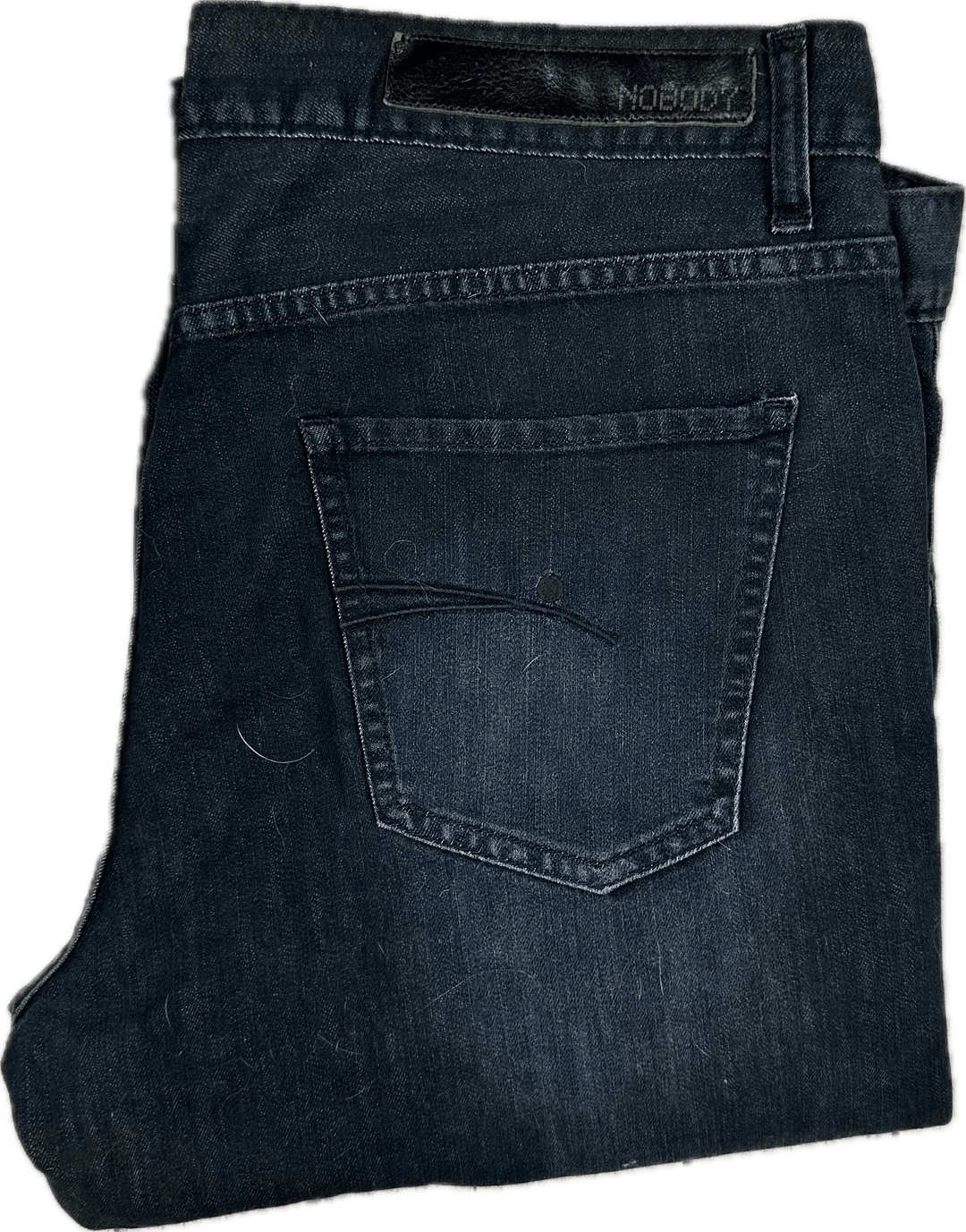 NOBODY 'Vic Stene' Mid Rise Straight Mens Jeans - Size 38 - Jean Pool