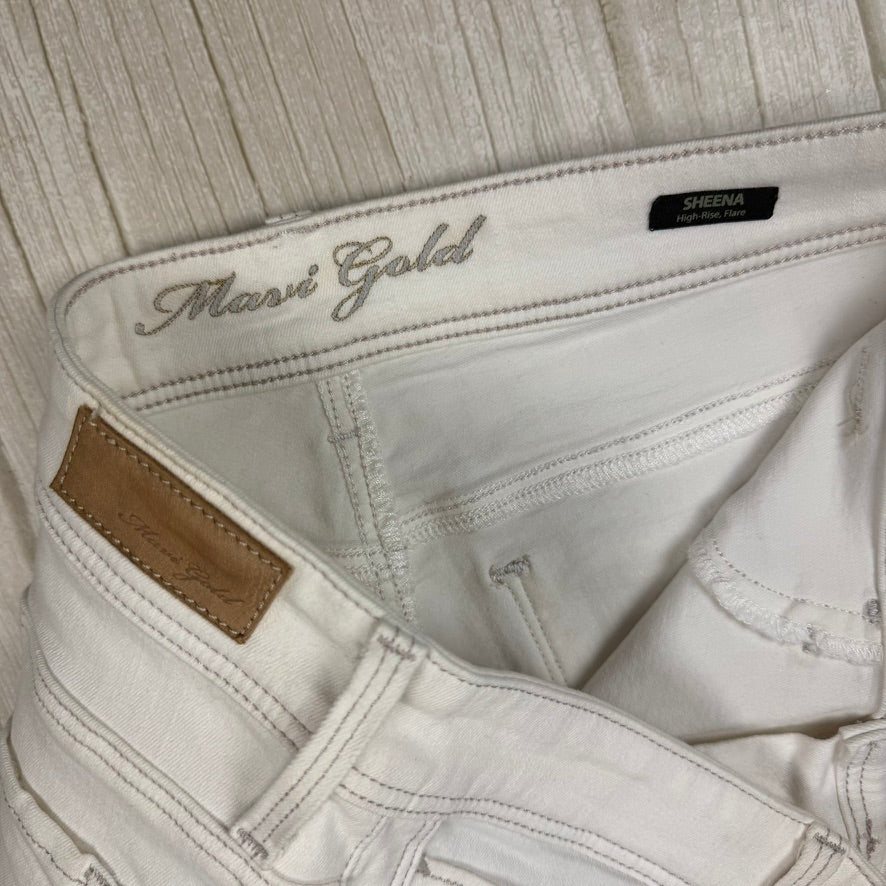 Mavi Gold 'Sheena' Ladies High Waist Flare Jeans - Size 12/14
