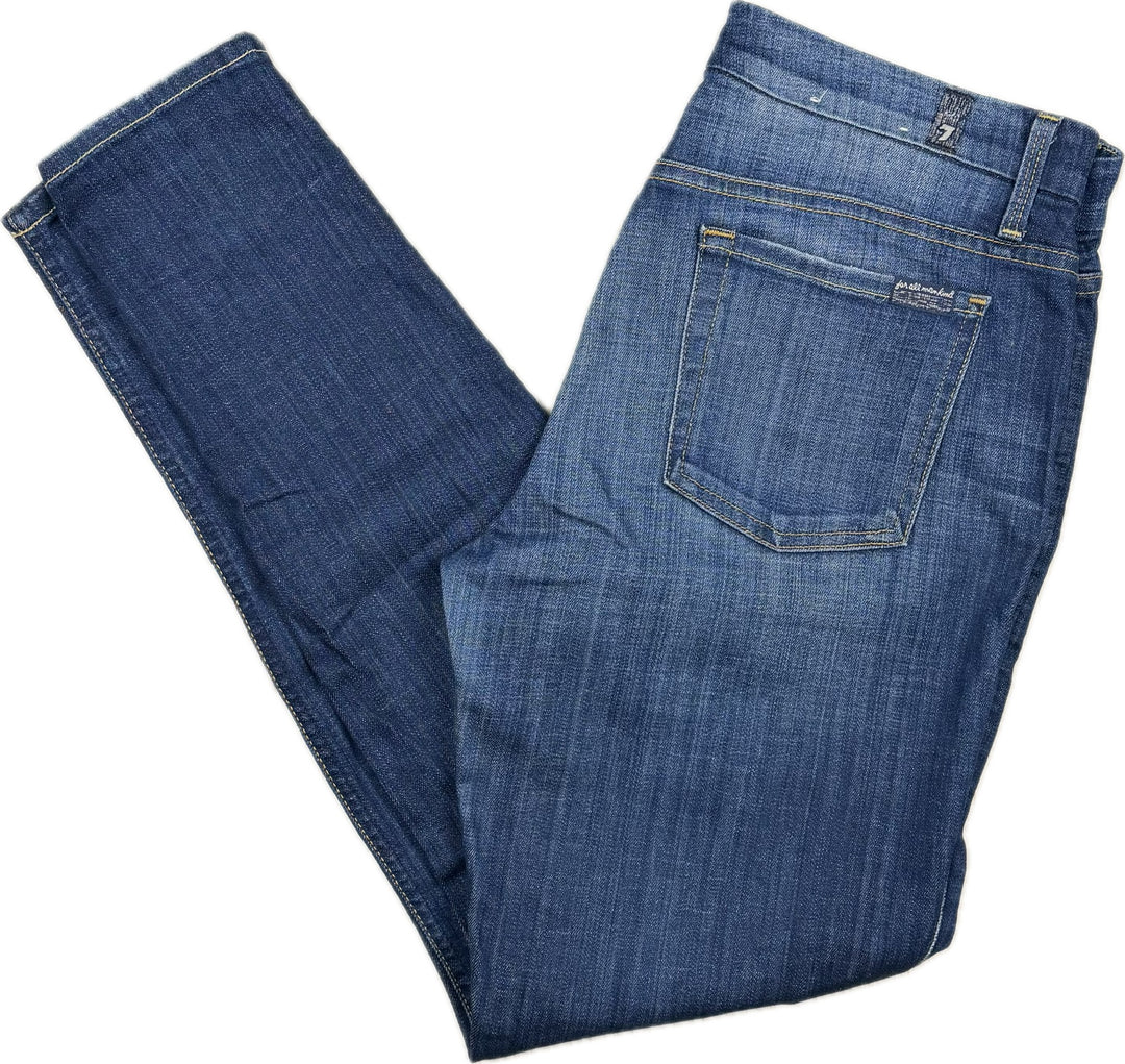 7 for all Mankind 'The High Waist Skinny' Jeans Size- 30