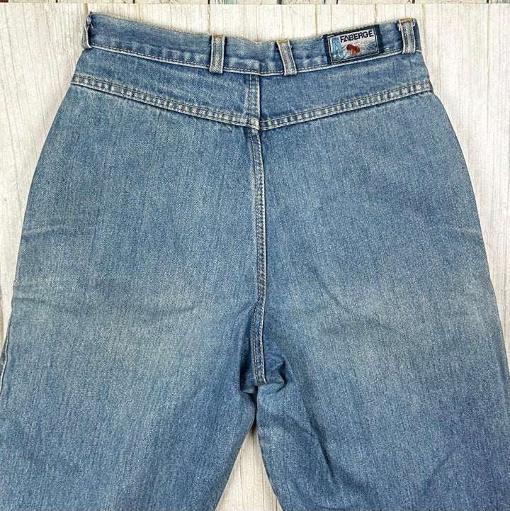 Fabergé 1980's Deadstock High Waisted Baggies Jeans - Jean Pool