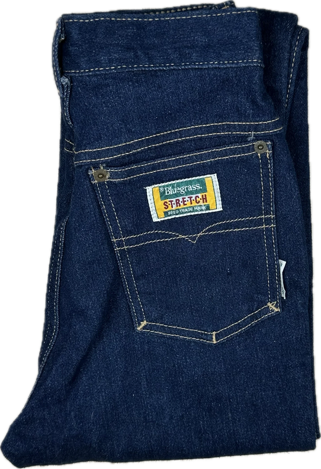 Bluegrass 1980's High Waist Slim Australian Ladies Jeans - Suit Size 6