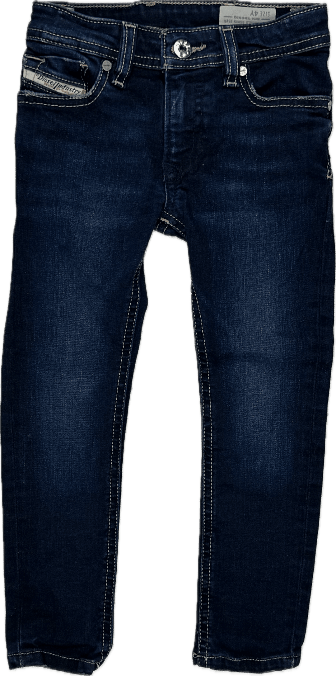 Diesel Italian 'Sleenker-J-N' Childrens Denim Jeans - Size 4Y - Jean Pool