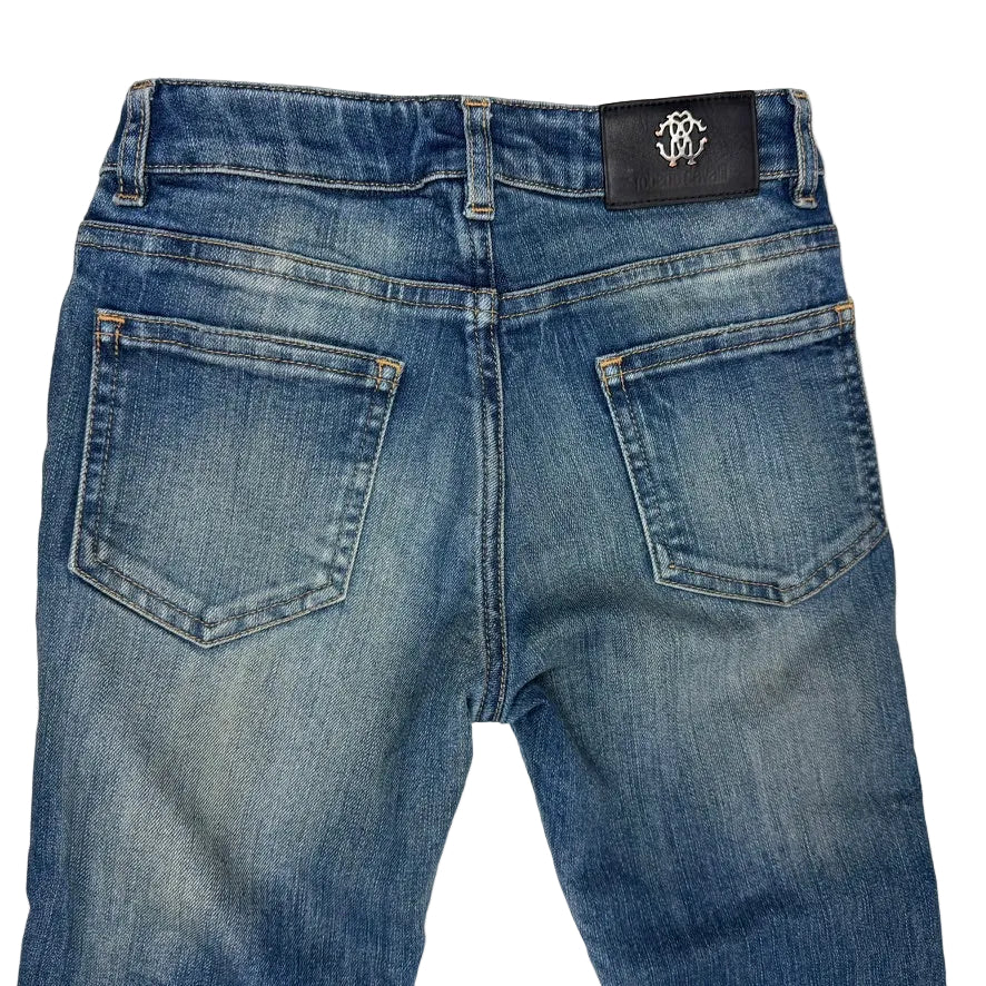 Roberto Cavalli Italy Slim Straight Denim Jeans- Size 5Y
