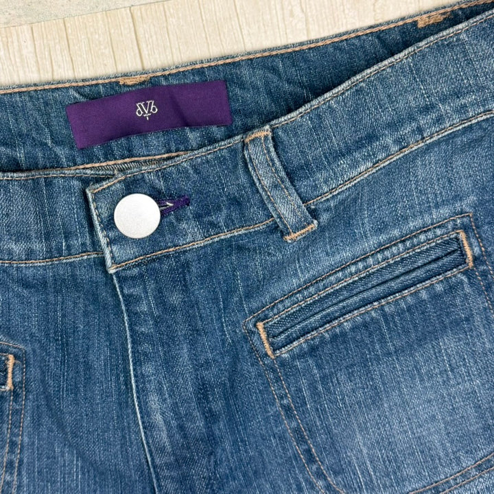 Victoria Beckham DVB Mid Rise Flare Jeans - Size 27/36